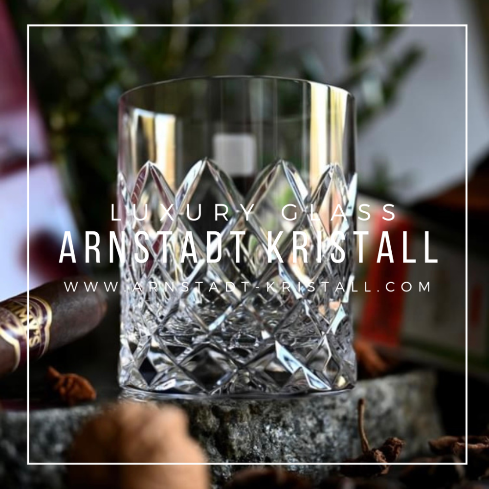 Whiskygläser aus Kristallglas . Edel, exklusive und luxuriös. ausgefallenes Premium Whiskyglas von Arnstadt Kristall
