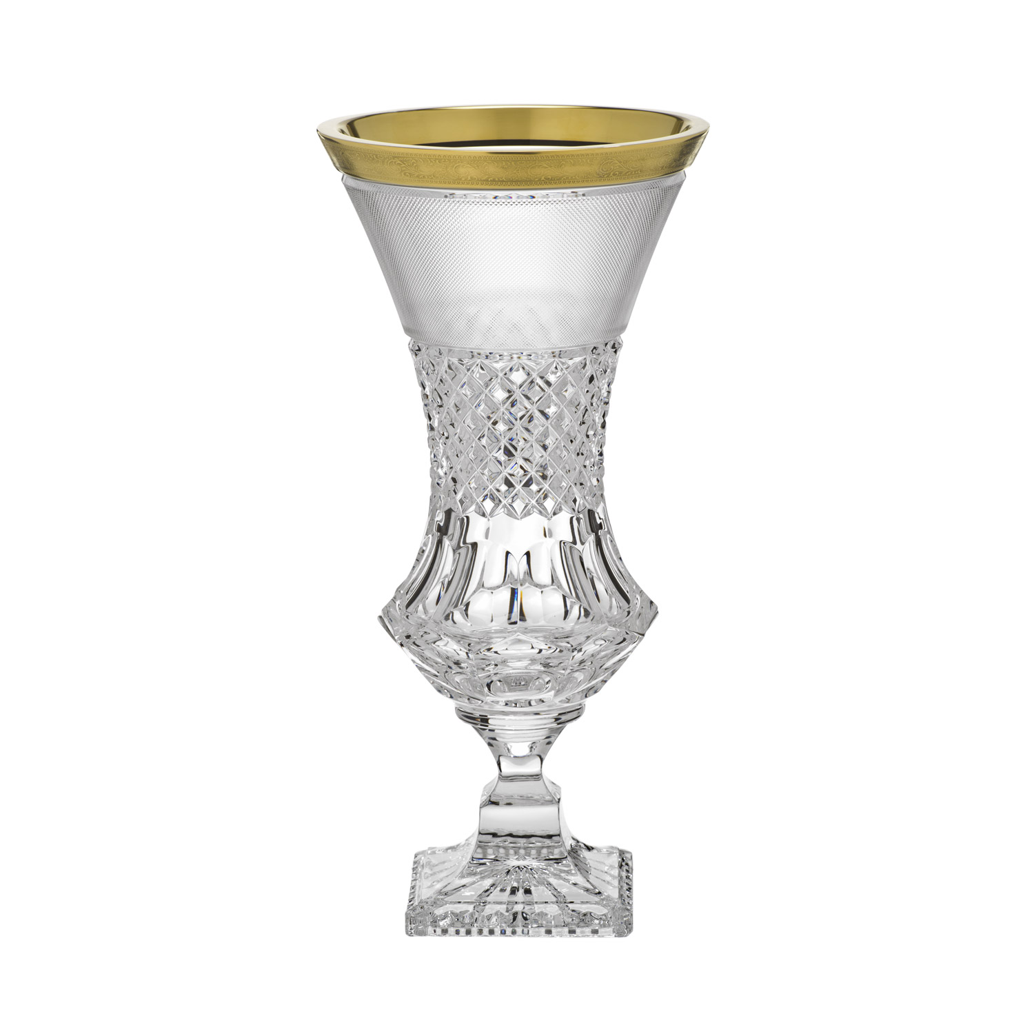 Vase Kristallglas Rococo clear (34 cm)