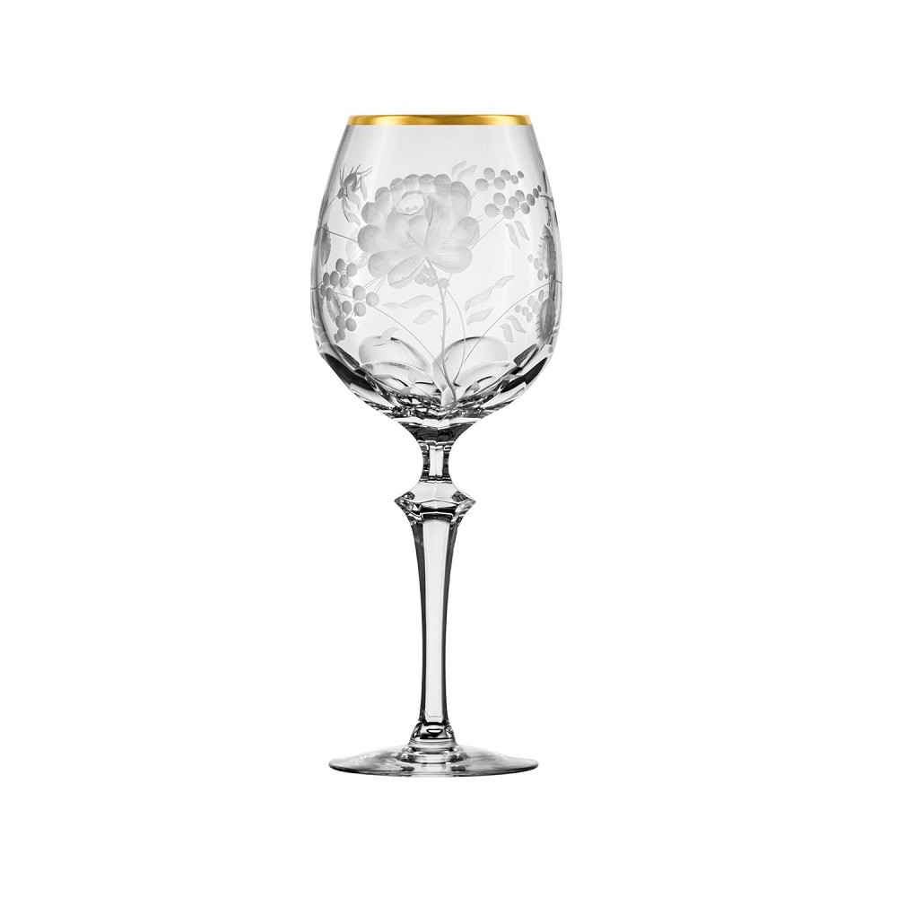 Weinglas Kristallglas Primerose Gold clear (25,5 cm)