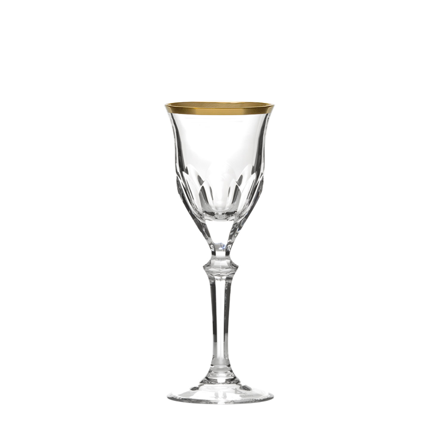 Liqueur glass Crystal Palais Gold rim clear (16 cm)
