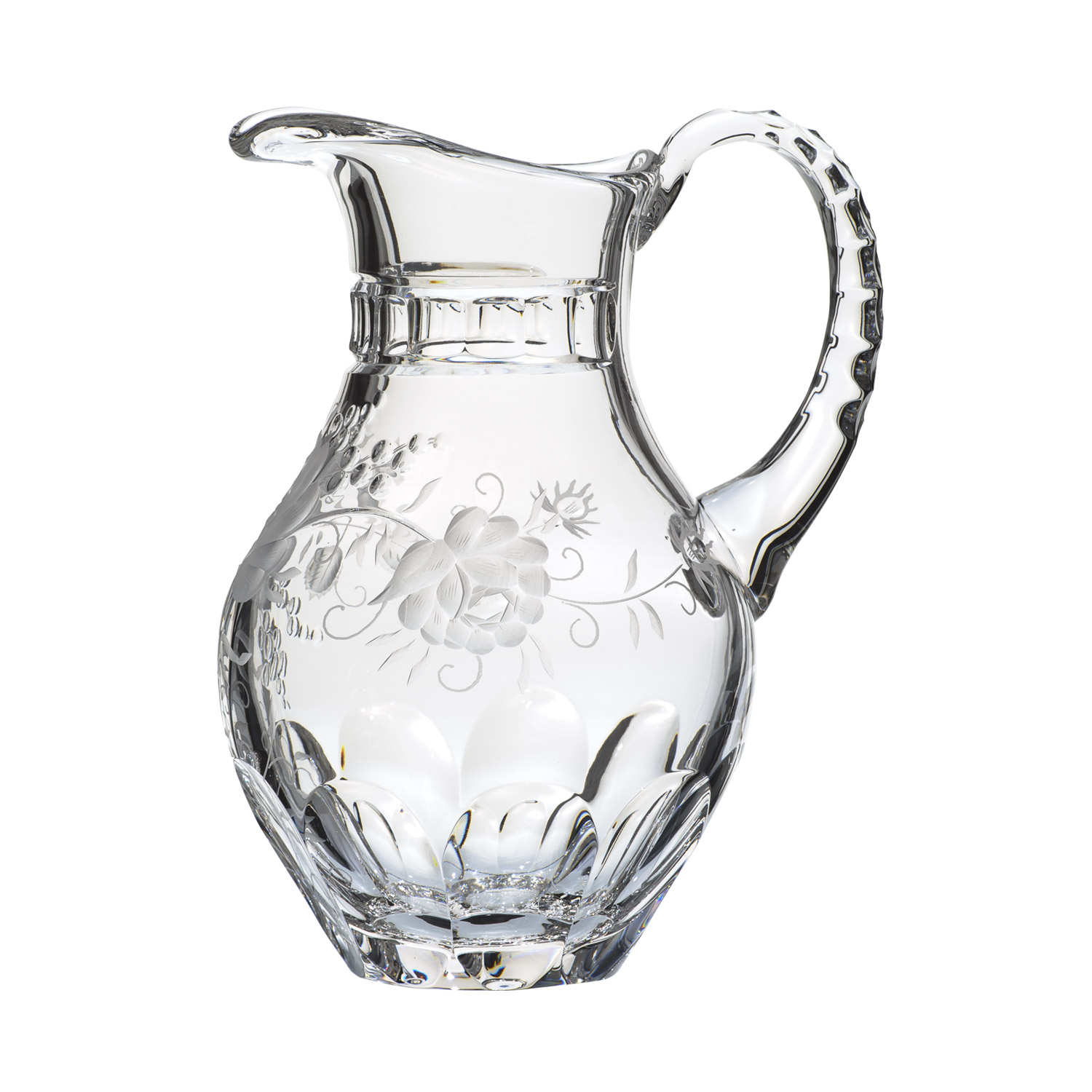 Jug crystal Primerose clear (25 cm)