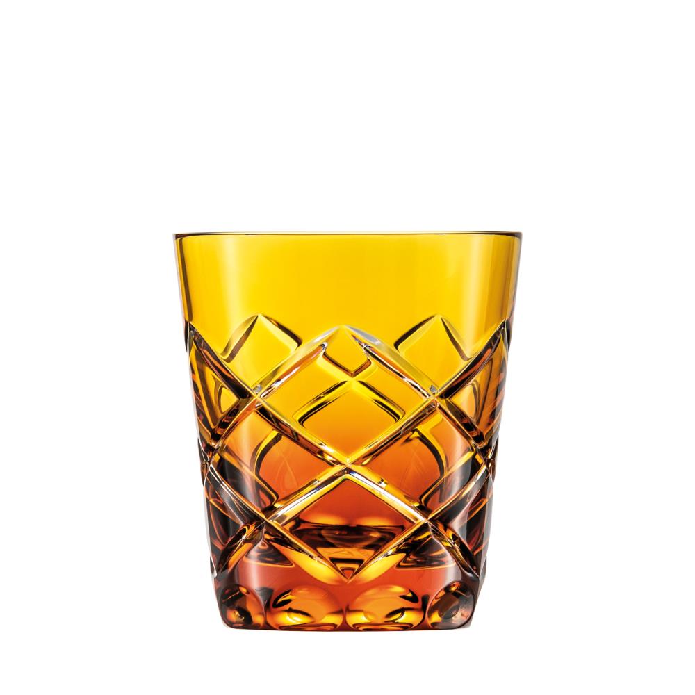 Drinking glass crystal Sunline amber (8.5 cm)