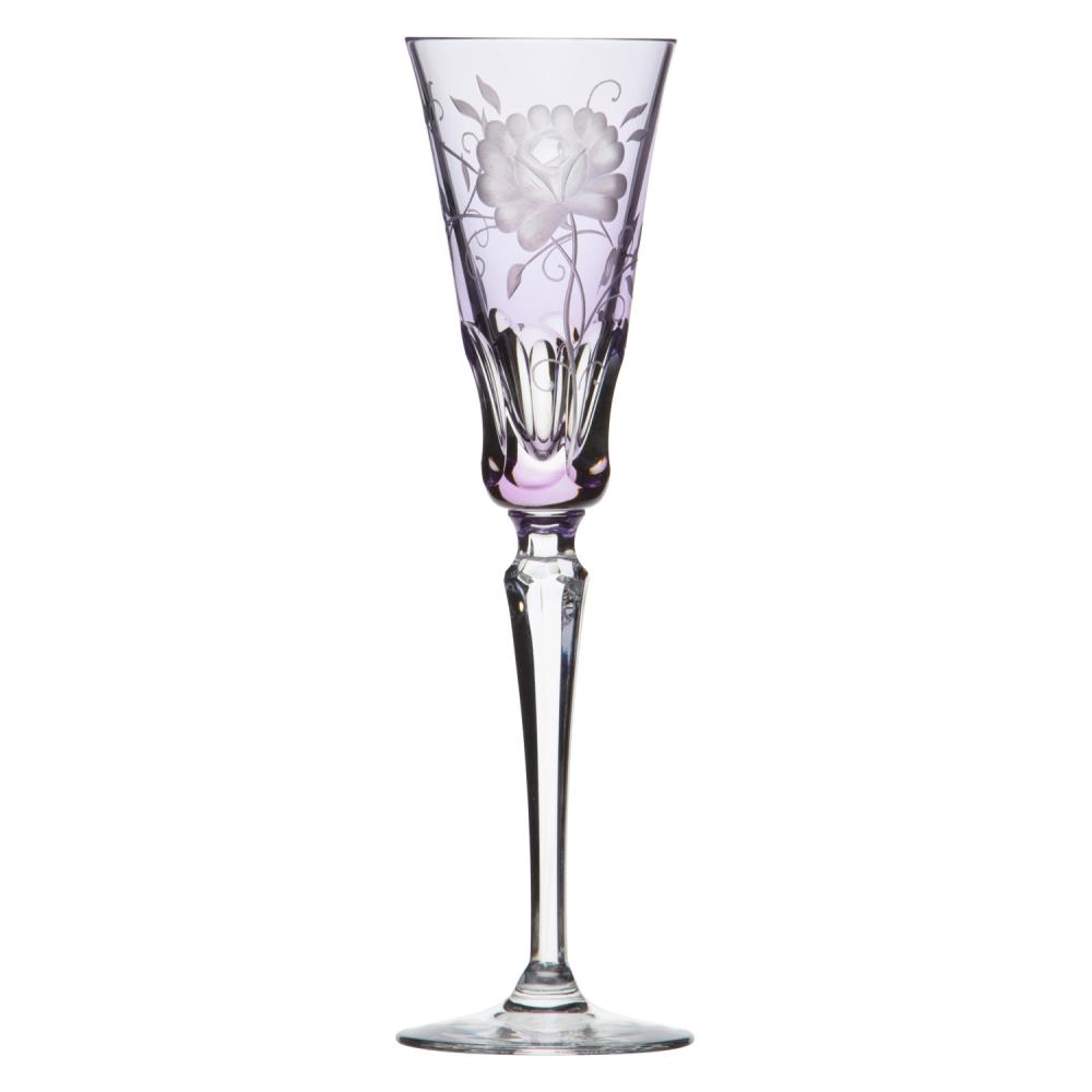 Sektglas Kristall Rose clear (26,5 cm)