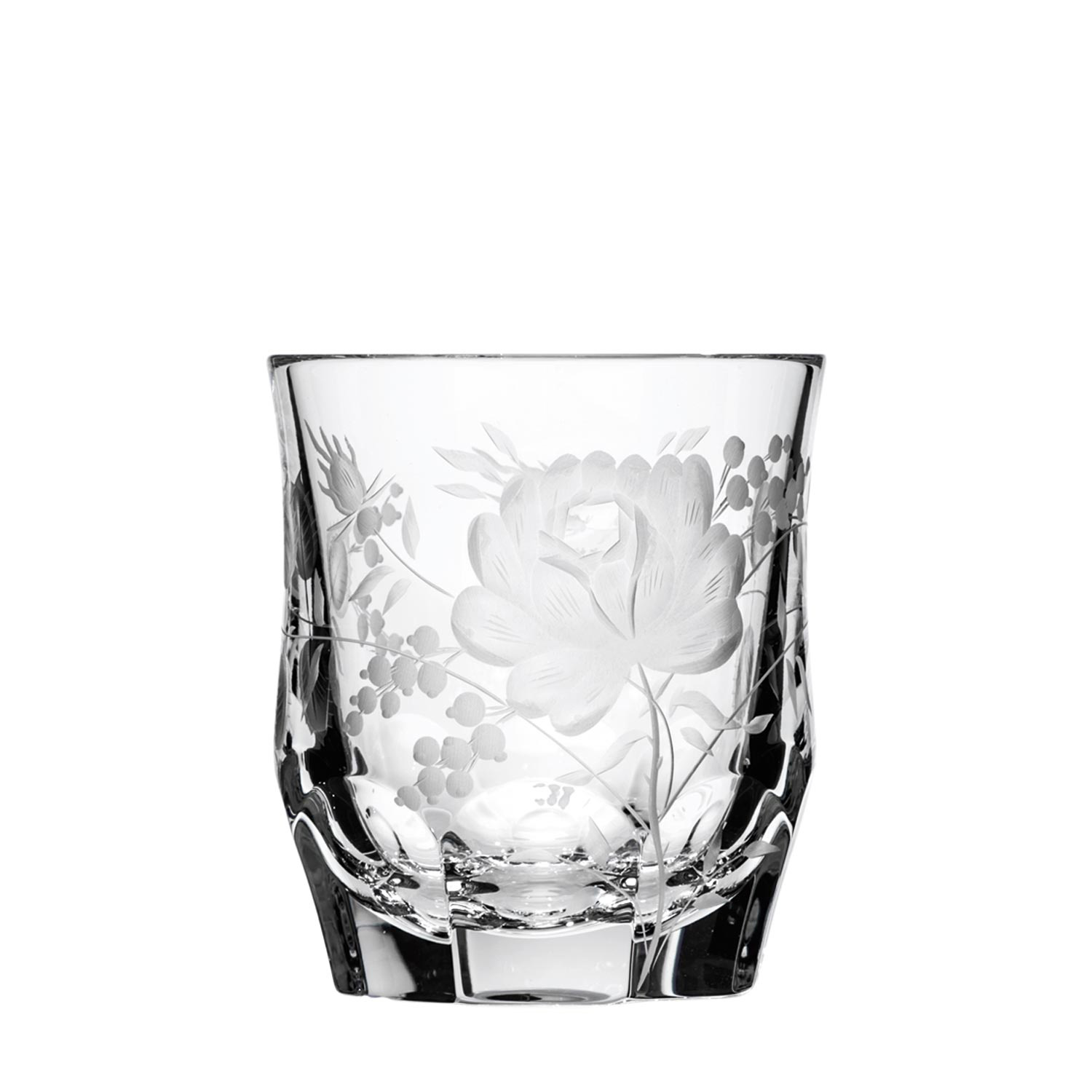 Whiskey glass crystal Primerose clear (9 cm)