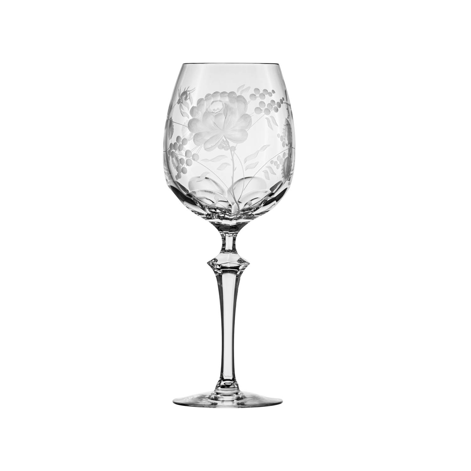 Red wine glass crystal Primerose clear (25.5 cm)