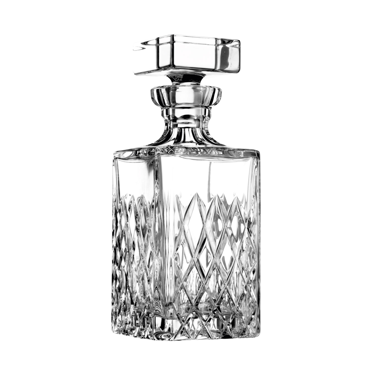 Whiskey decanter Crystal Venedig clear (25 cm)