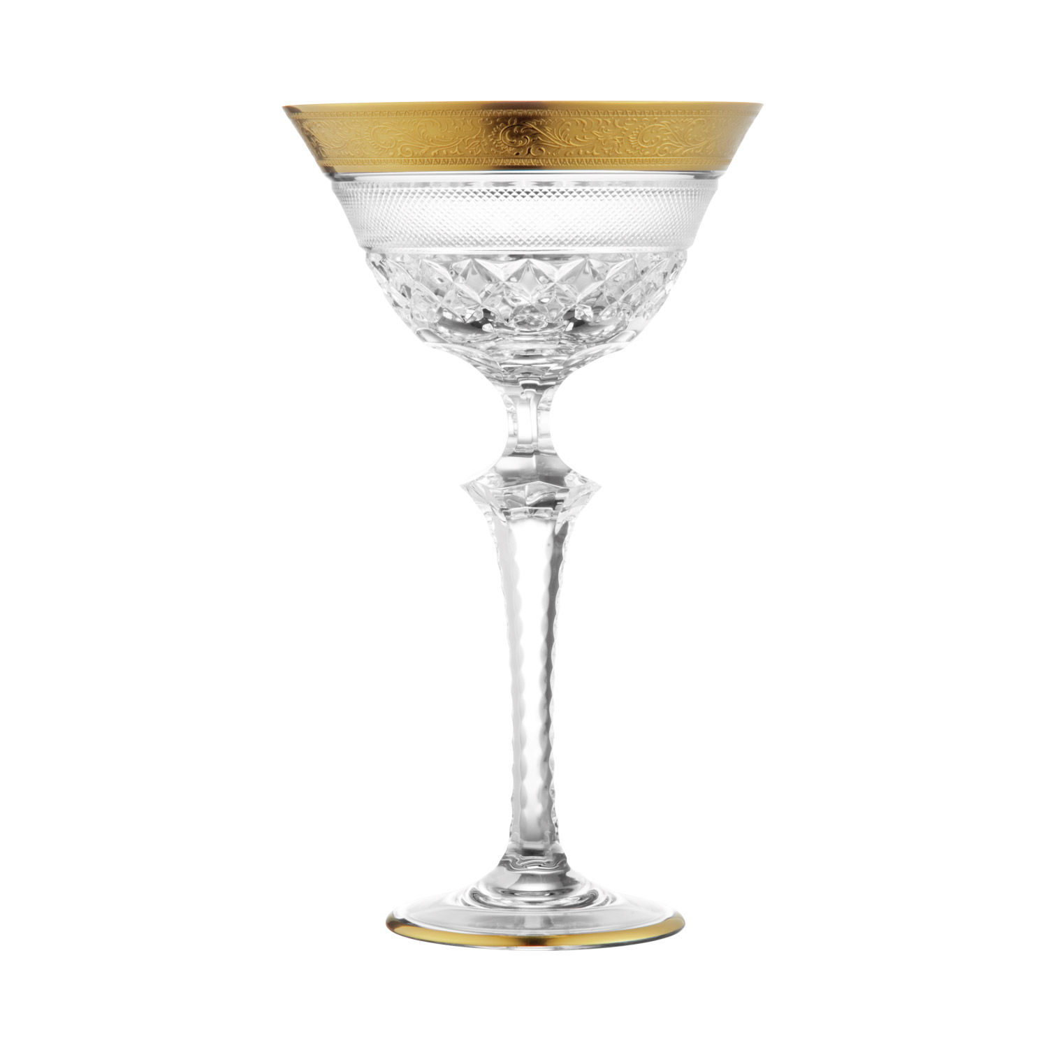 Cocktail glass crystal Rococo clear (19.8 cm)