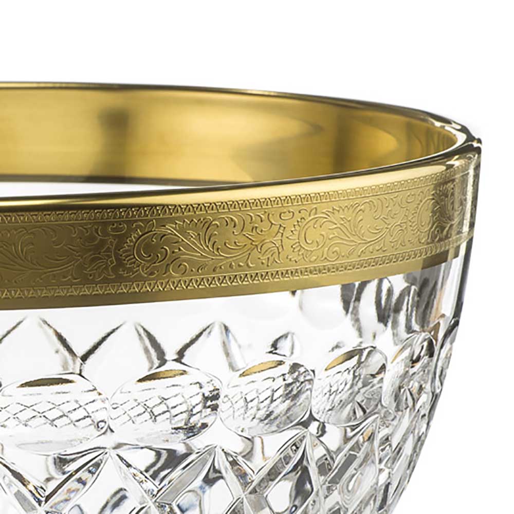 Bowl crystal Rococo (21 cm)