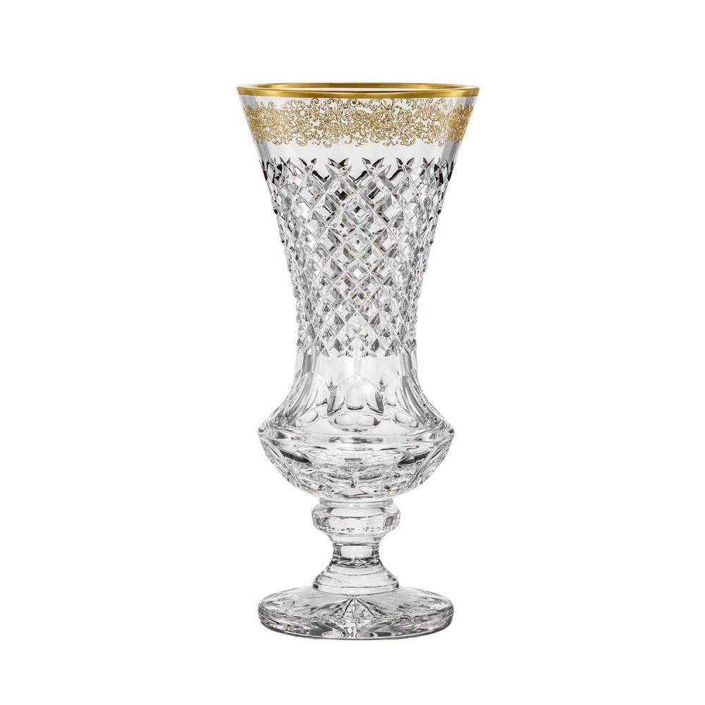 Vase Kristallglas Arabeske hell (34 cm)