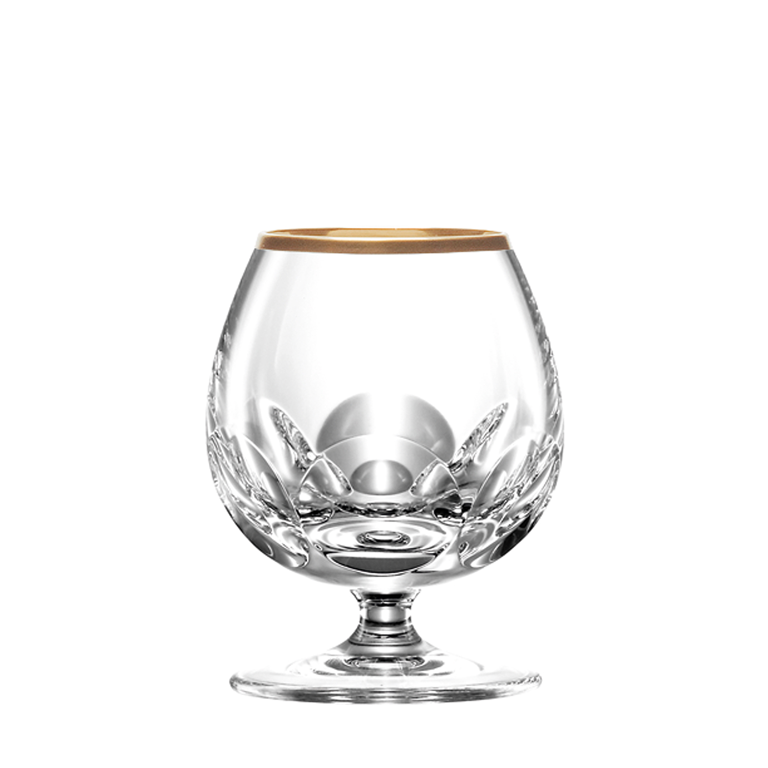 Cognac glass crystal Palais Gold rim clear (10,6 cm) Cognac glass crystal Palais Gold rim clear (10,6 cm)
