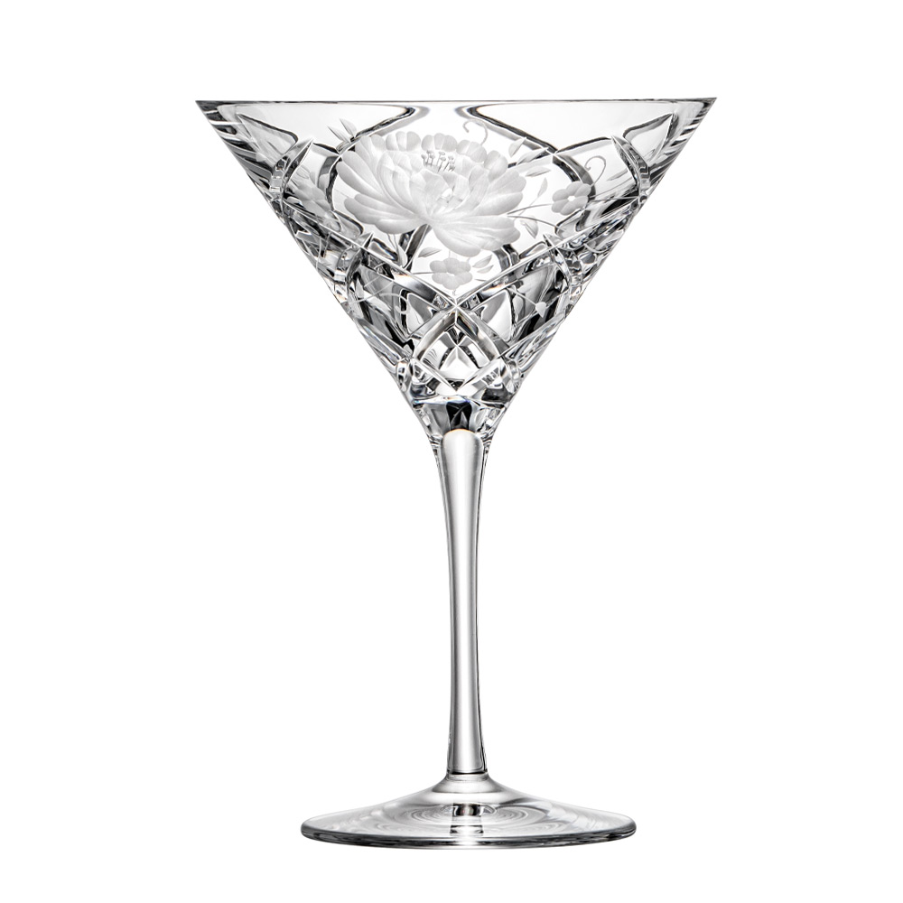 Cocktail glass crystal Sunrose clear (17,5 cm)
