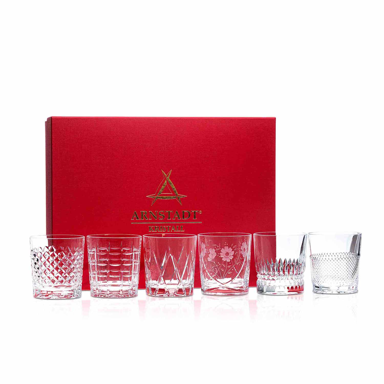 Whiskyglas-Set Kristall MIX I