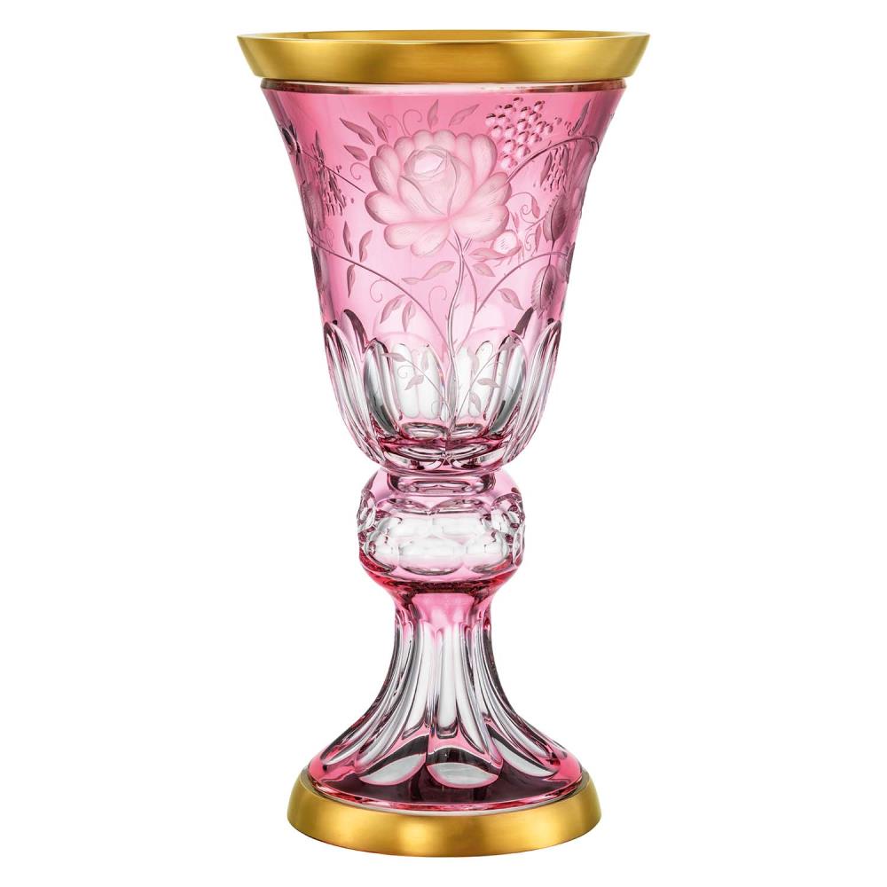 Vase Kristallglas Primerose Gold rosalin (52 cm)