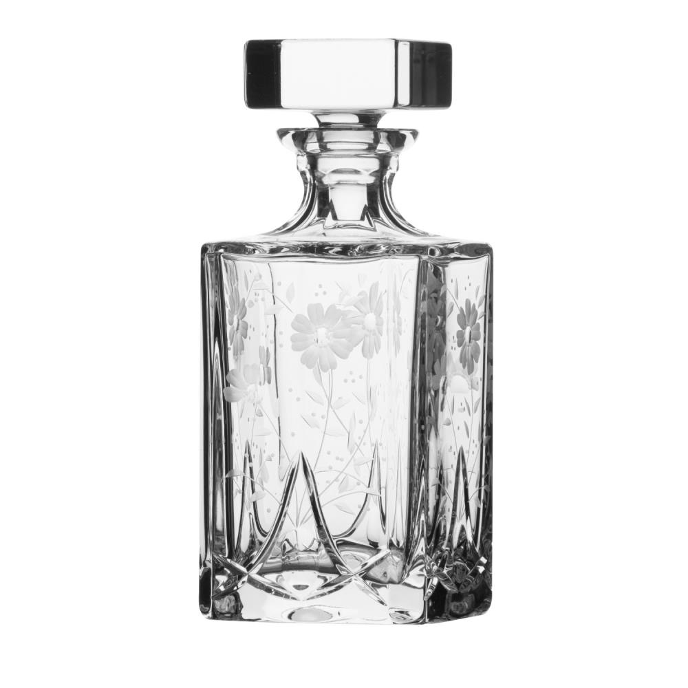 Whiskey decanter crystal  Romantik clear (25 cm)