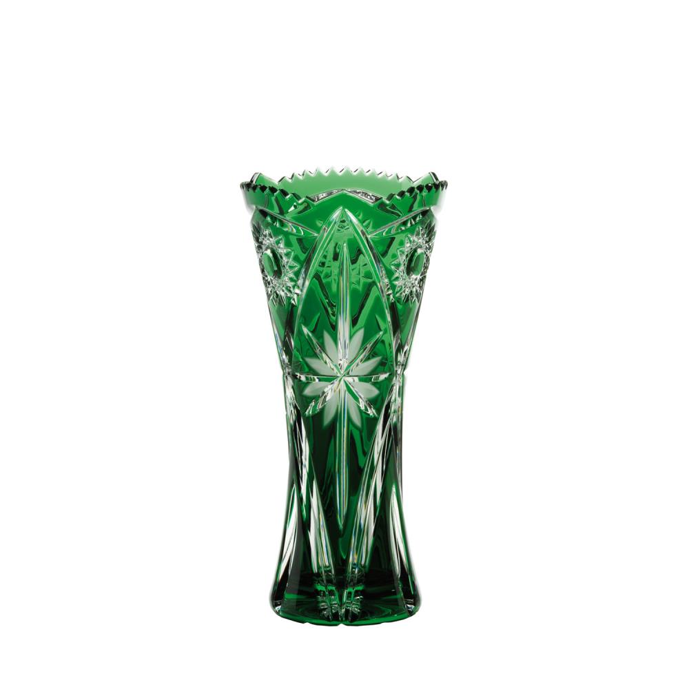 Vase Kristallglas Nizza smaragd (21 cm)