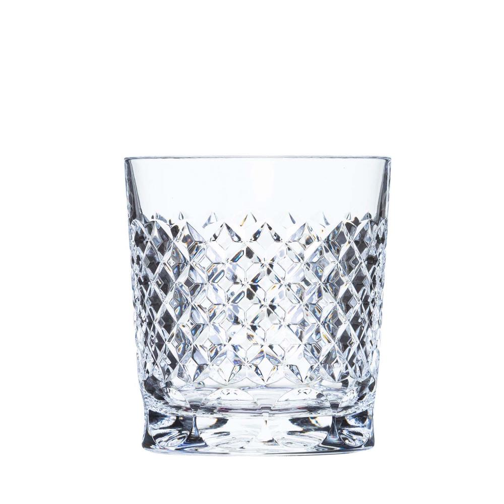 Whiskey glass crystal Karo clear (9,3 cm)