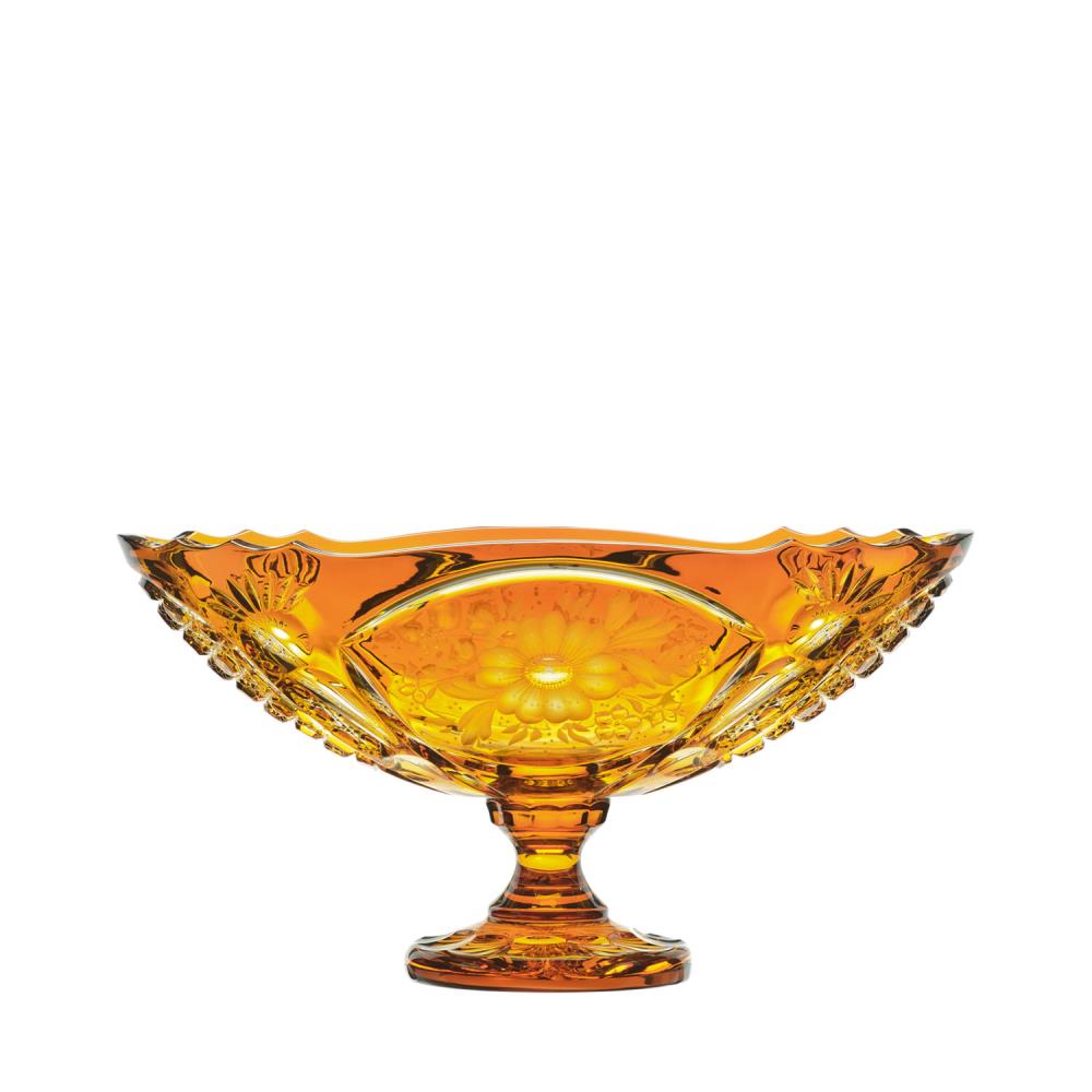 Jardiniere Kristallglas Luxury amber (40 cm)