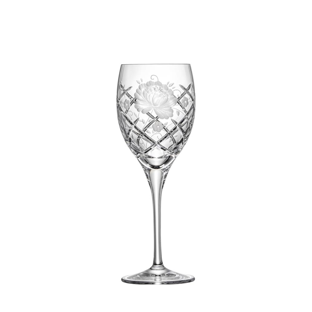 Weissweinglas Kristall Sunrose (19,5 cm)