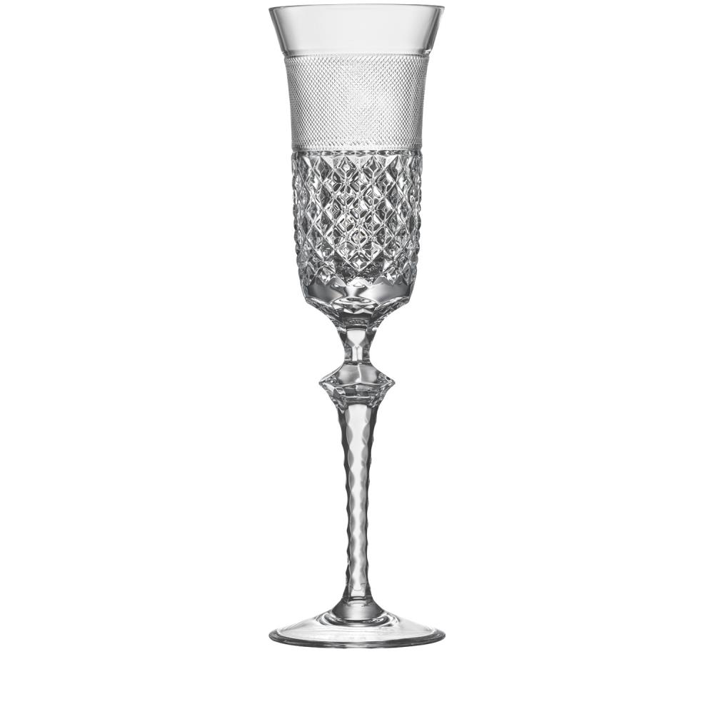 Sektglas Kristall Rococo ohne Gold clear (25,3 cm)