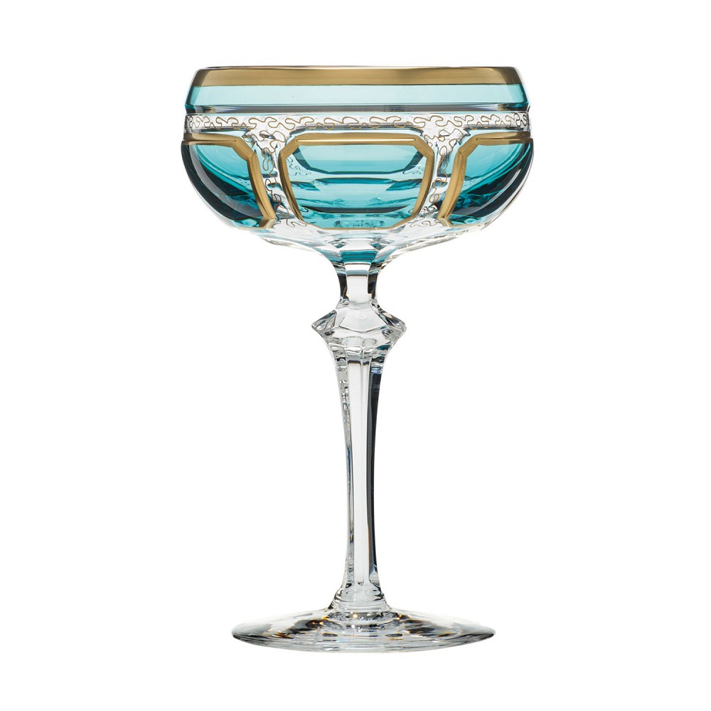 Cocktailglas Kristall Antike azur (17 cm)