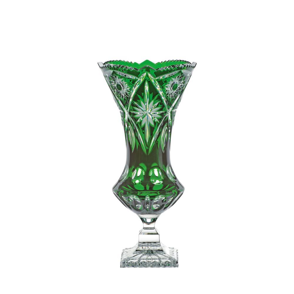 Vase Kristallglas Nizza smaragd (34 cm)