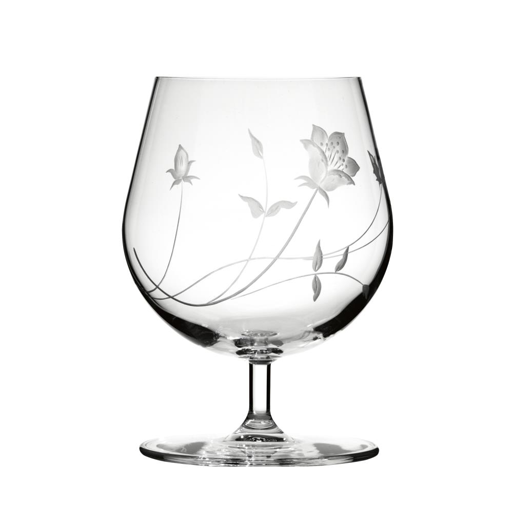 Cognacglas Kristallglas Liane clear (14 cm)