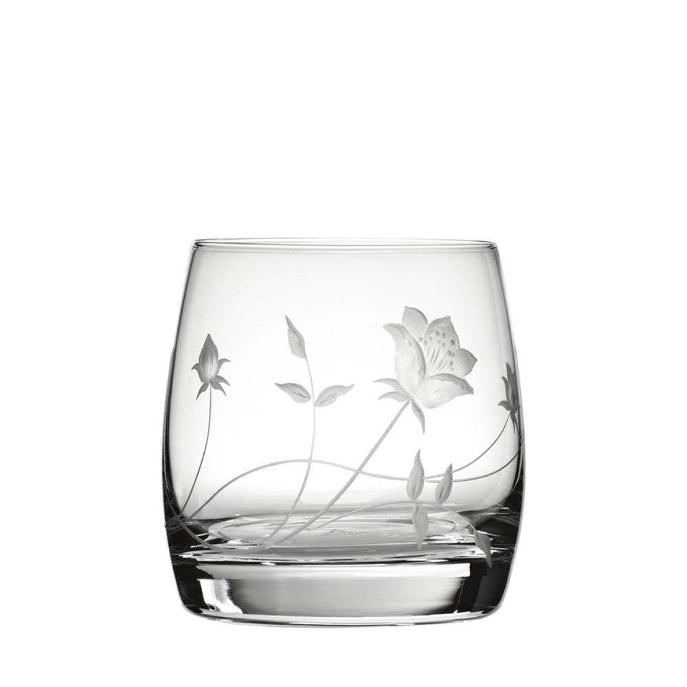 Whiskey glass crystal Liane clear (8,7 cm)