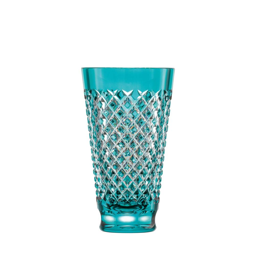 Vase Kristallglas Karo azur (23 cm)