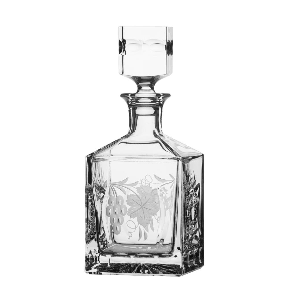 Whisky carafe Crystal Traube Grape Clear (25 cm)