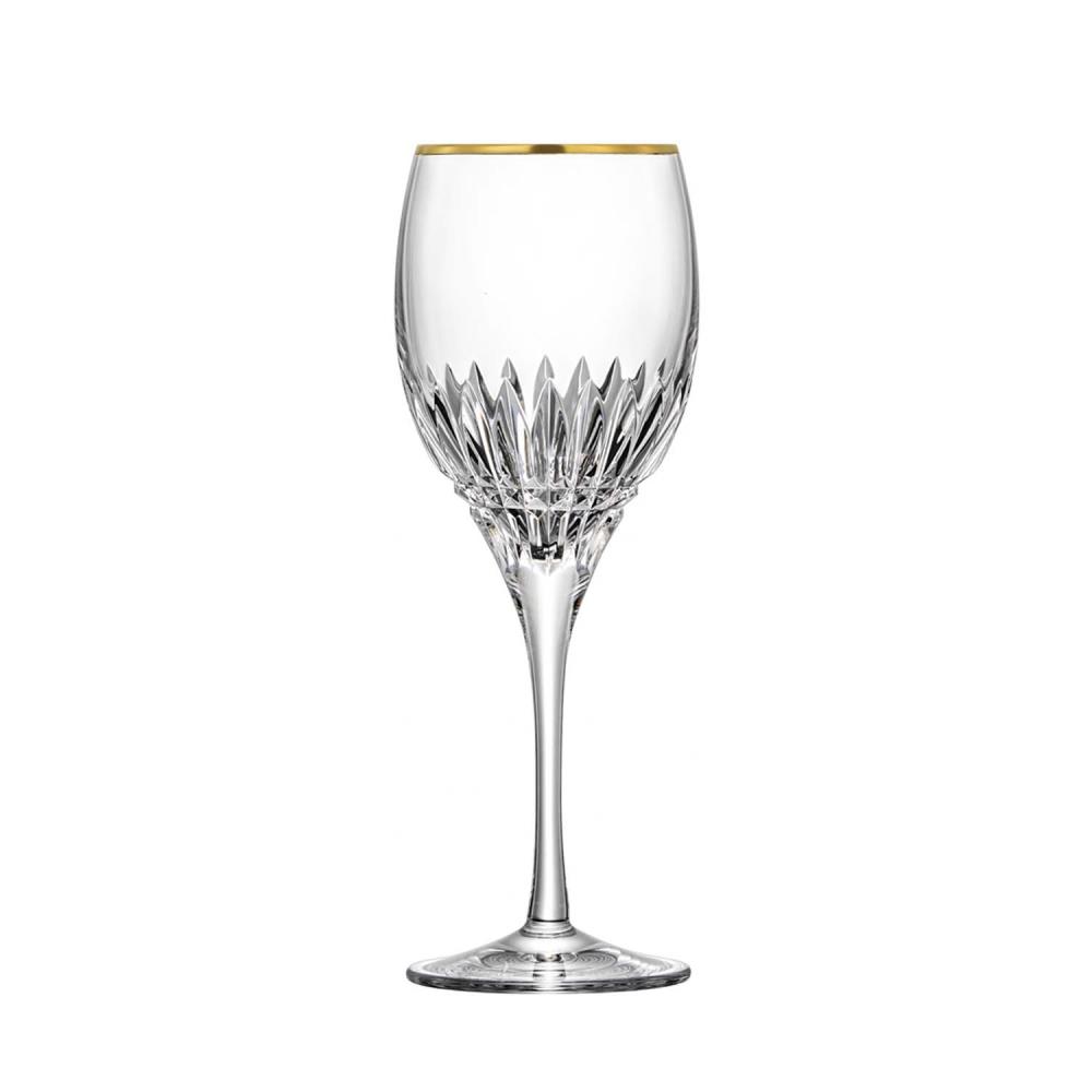 Red wine glass crystal Empire Gold clear (21.5 cm)