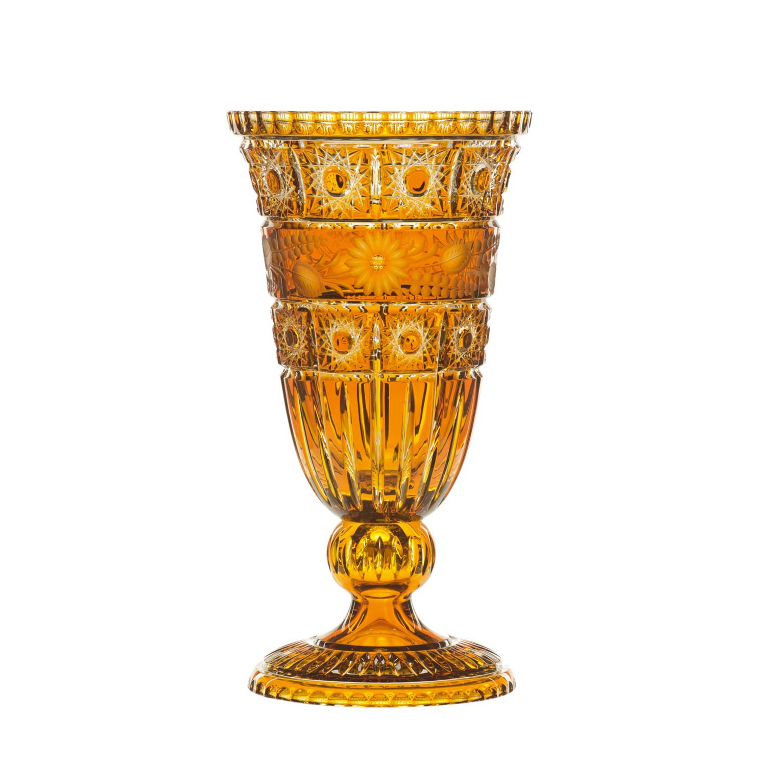 Vase Kristallglas Madlein amber (40 cm)