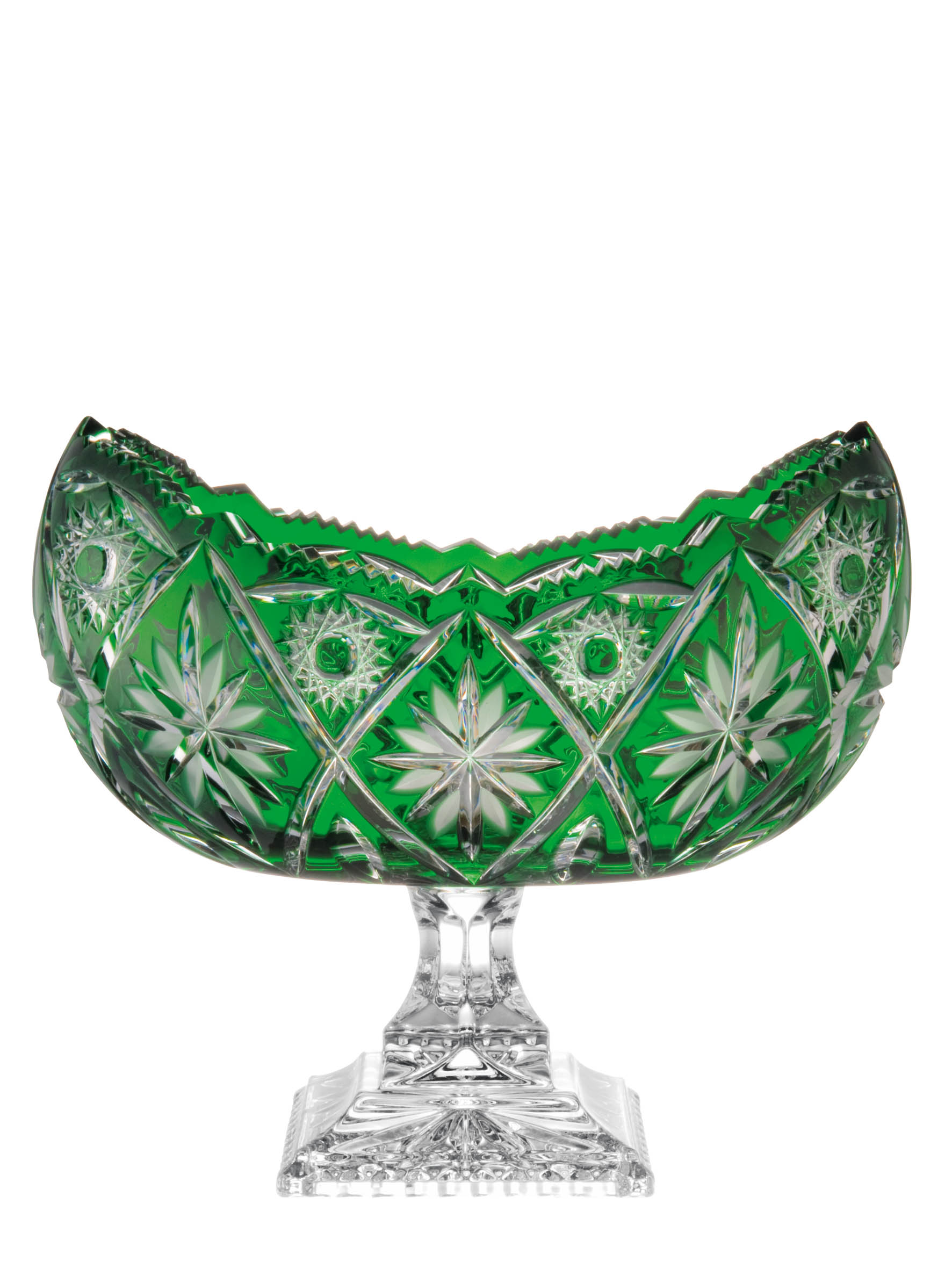 Jardiniere Kristallglas Nizza smaragd (26 cm)