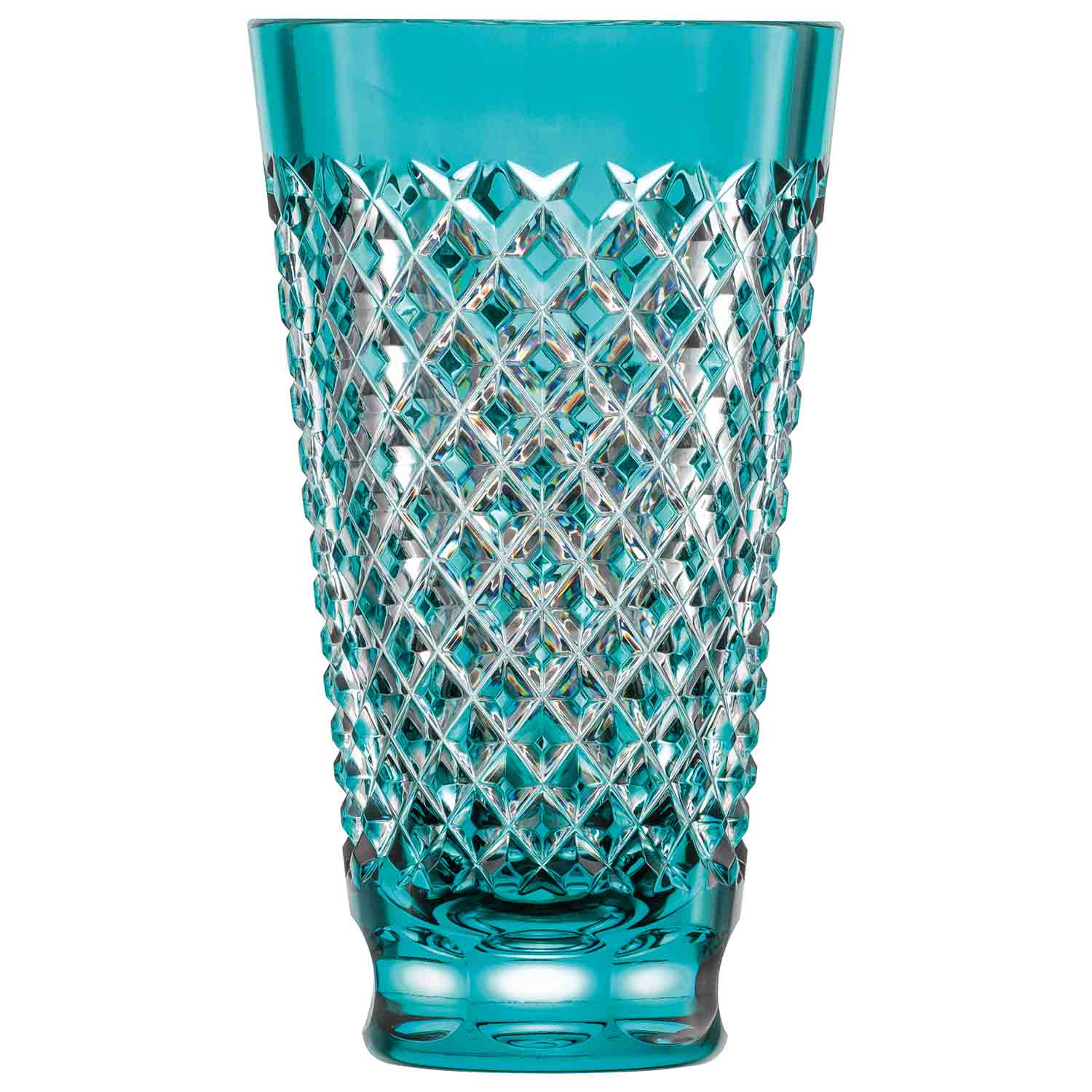 Vase Kristallglas Karo azur (33 cm)