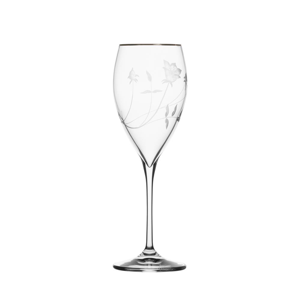Weissweinglas Kristallglas Liane Platin clear (22,2 cm)