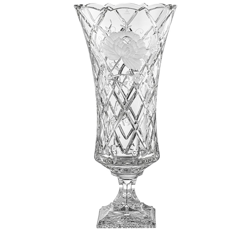Vase crystal Sunrose clear (43 cm)