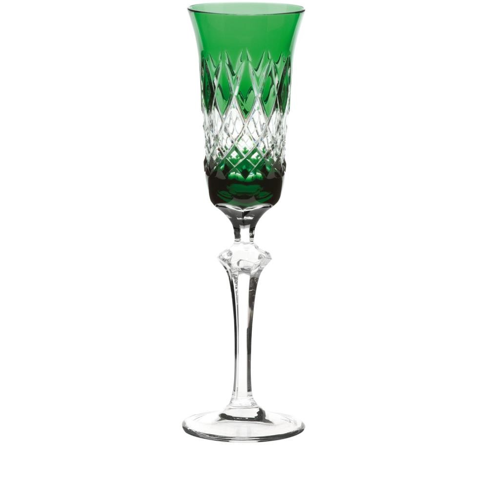 Champagne glass crystal Venedig rubin (26,2 cm)