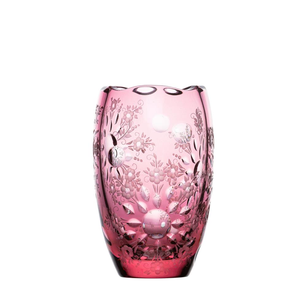 Vase Kristallglas Sun rosalin (20 cm)